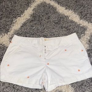 J Crew white shorts!